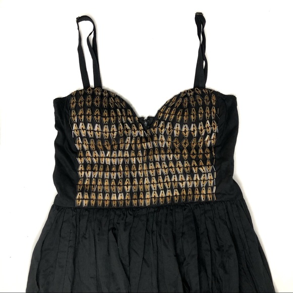 NWT One Teaspoon Vanity Fair Beaded Dress - Picture 3 of 8